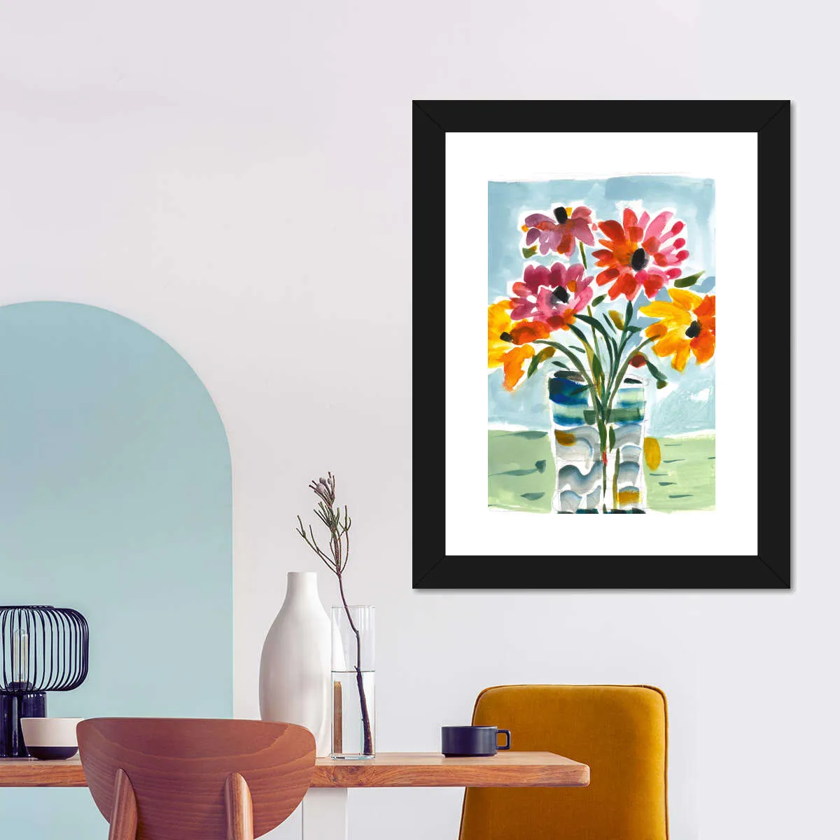 A Floral Gift Wall Art