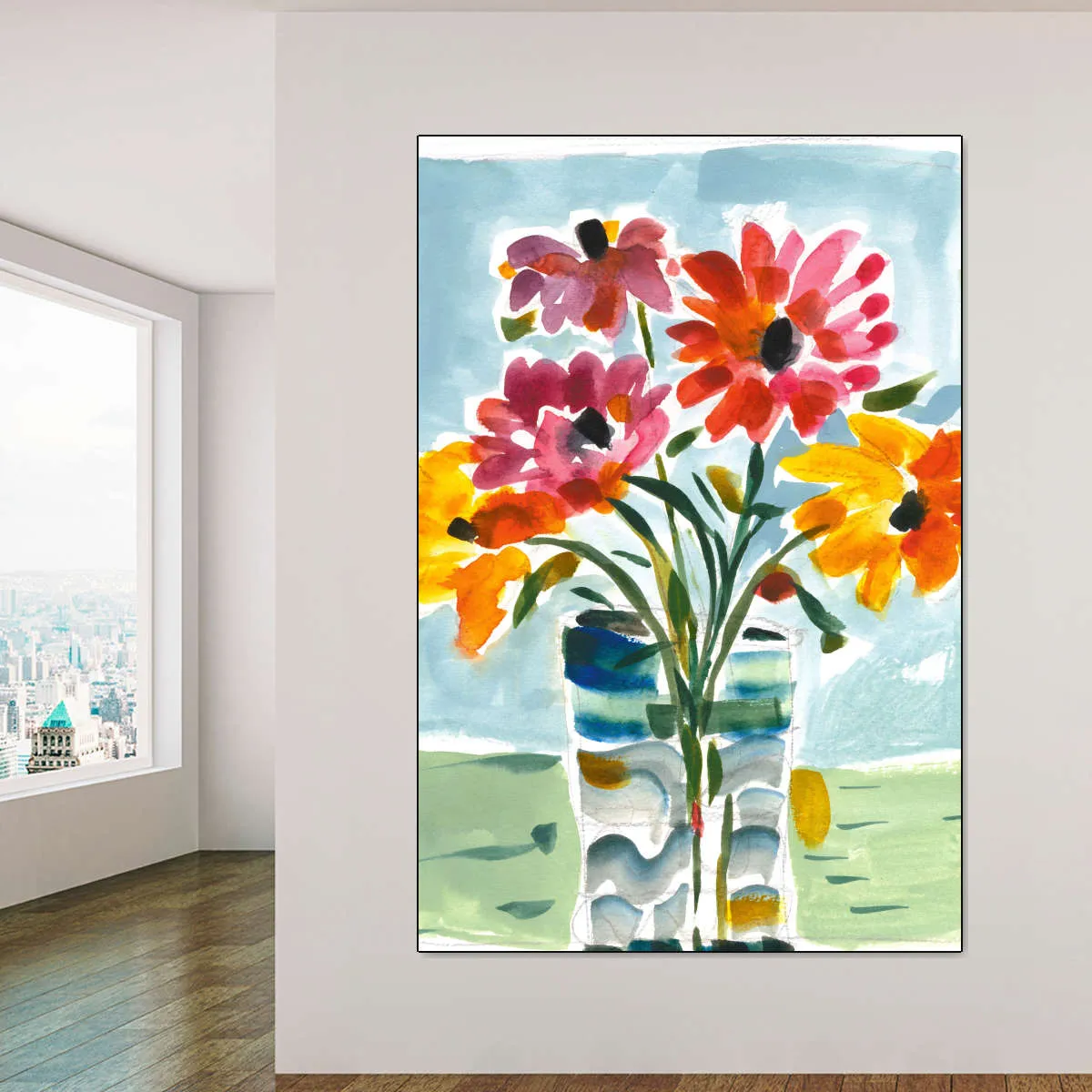 A Floral Gift Wall Art