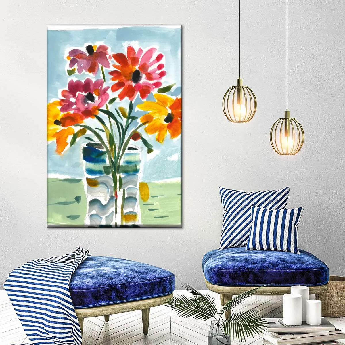 A Floral Gift Wall Art