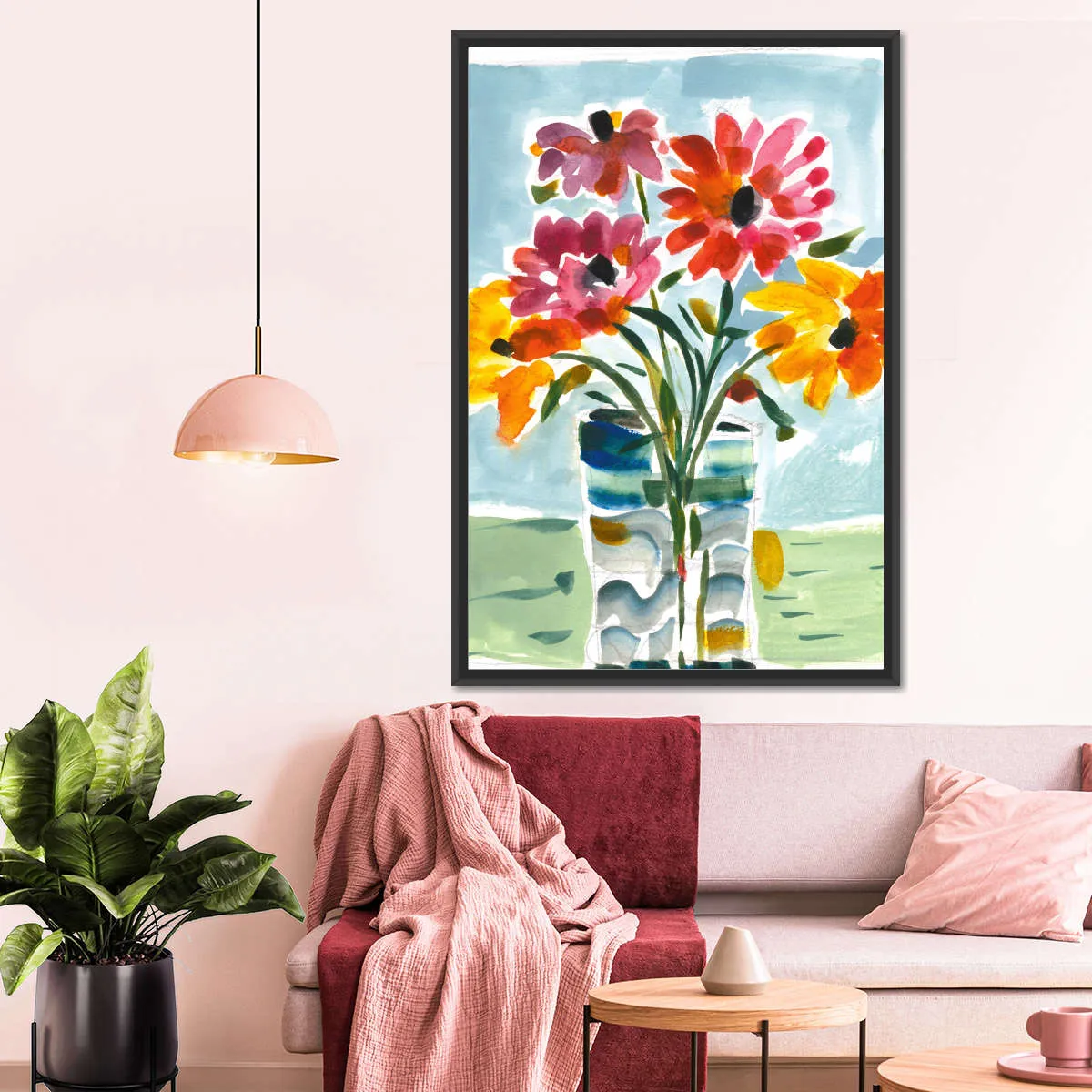 A Floral Gift Wall Art