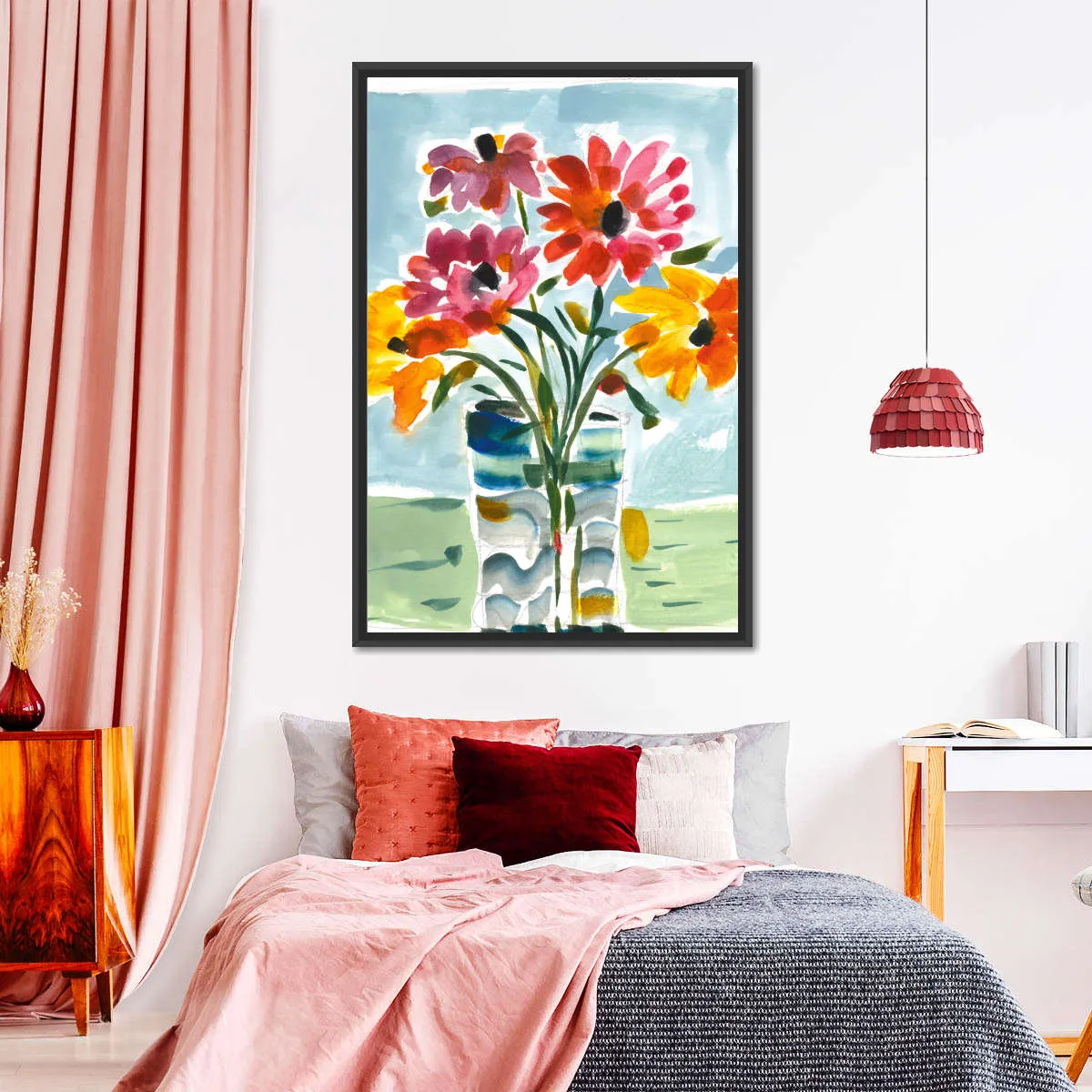 A Floral Gift Wall Art