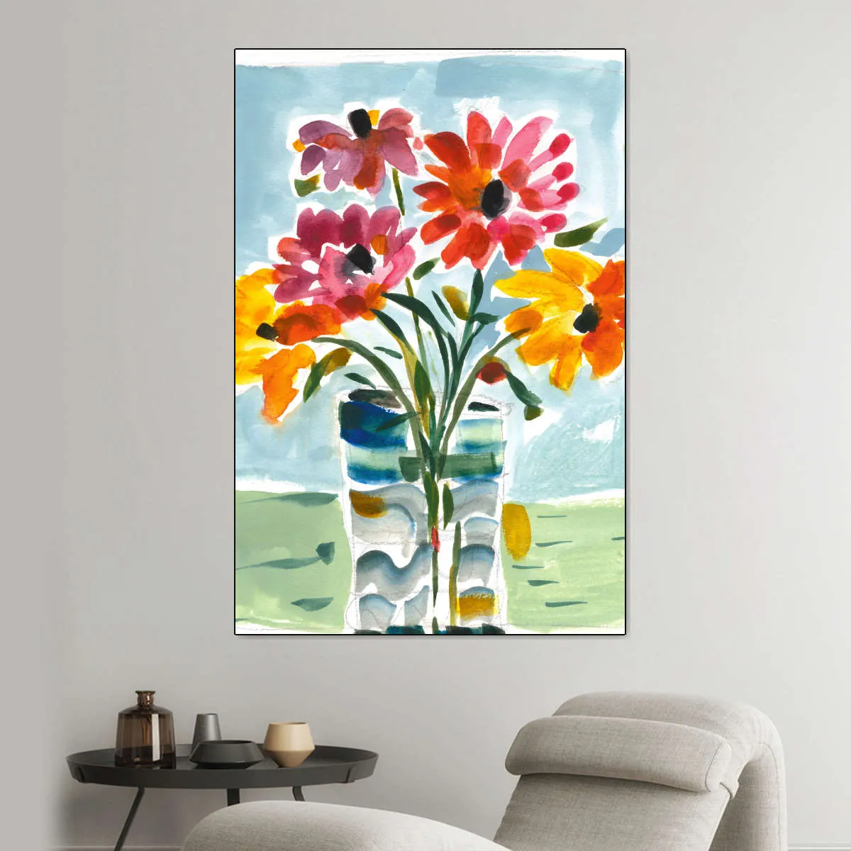 A Floral Gift Wall Art