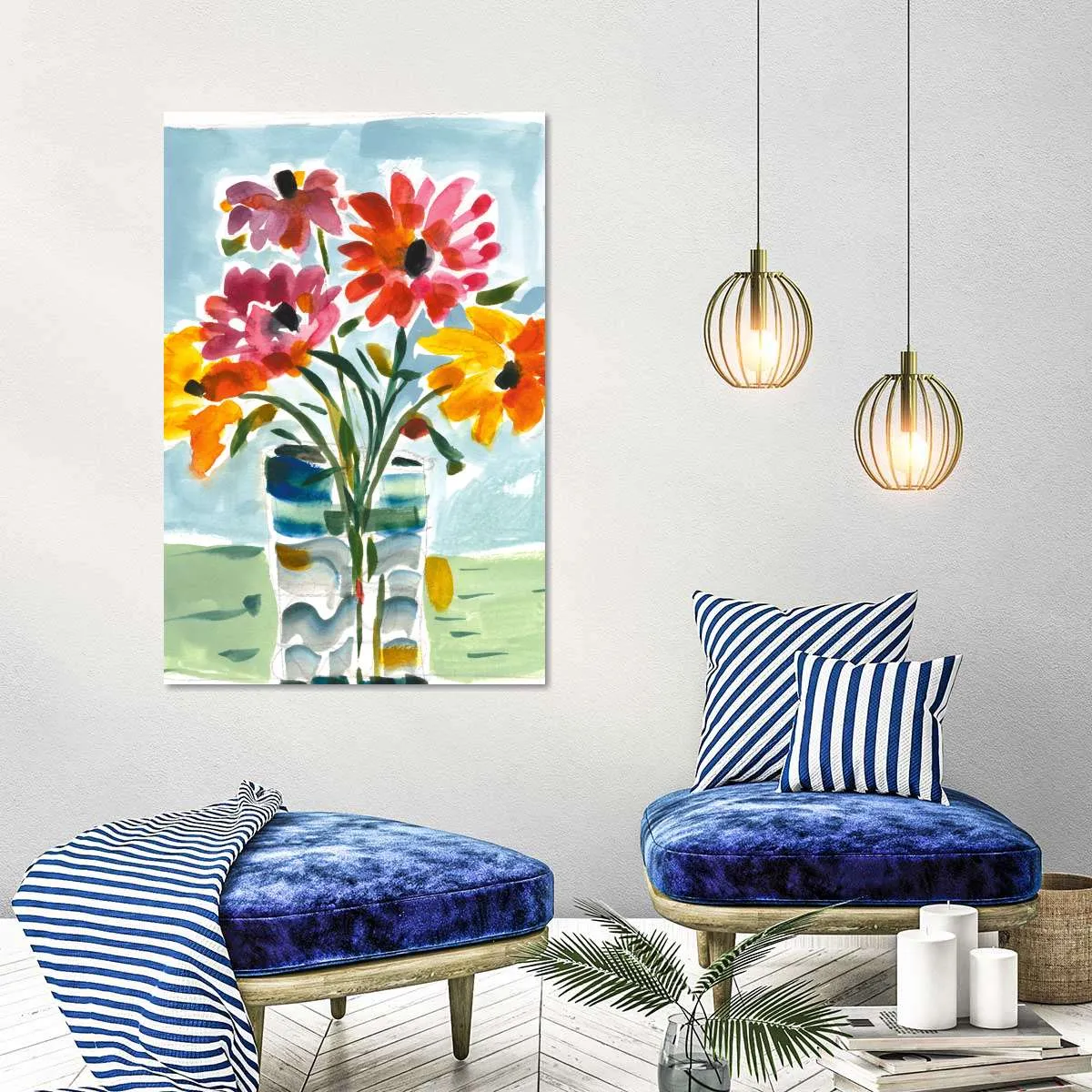 A Floral Gift Wall Art