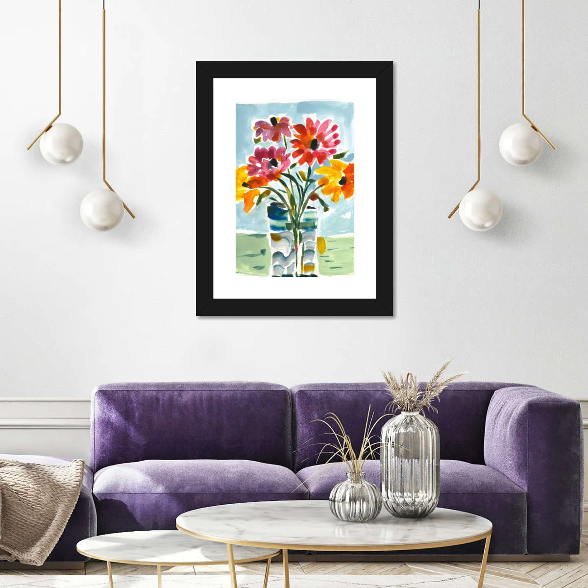 A Floral Gift Wall Art