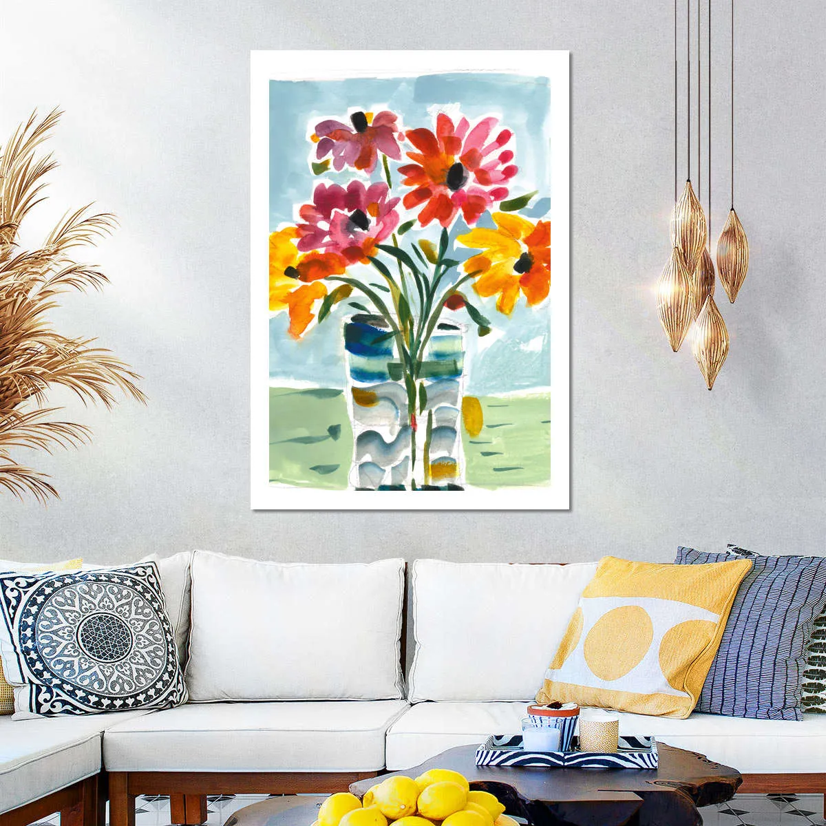 A Floral Gift Wall Art