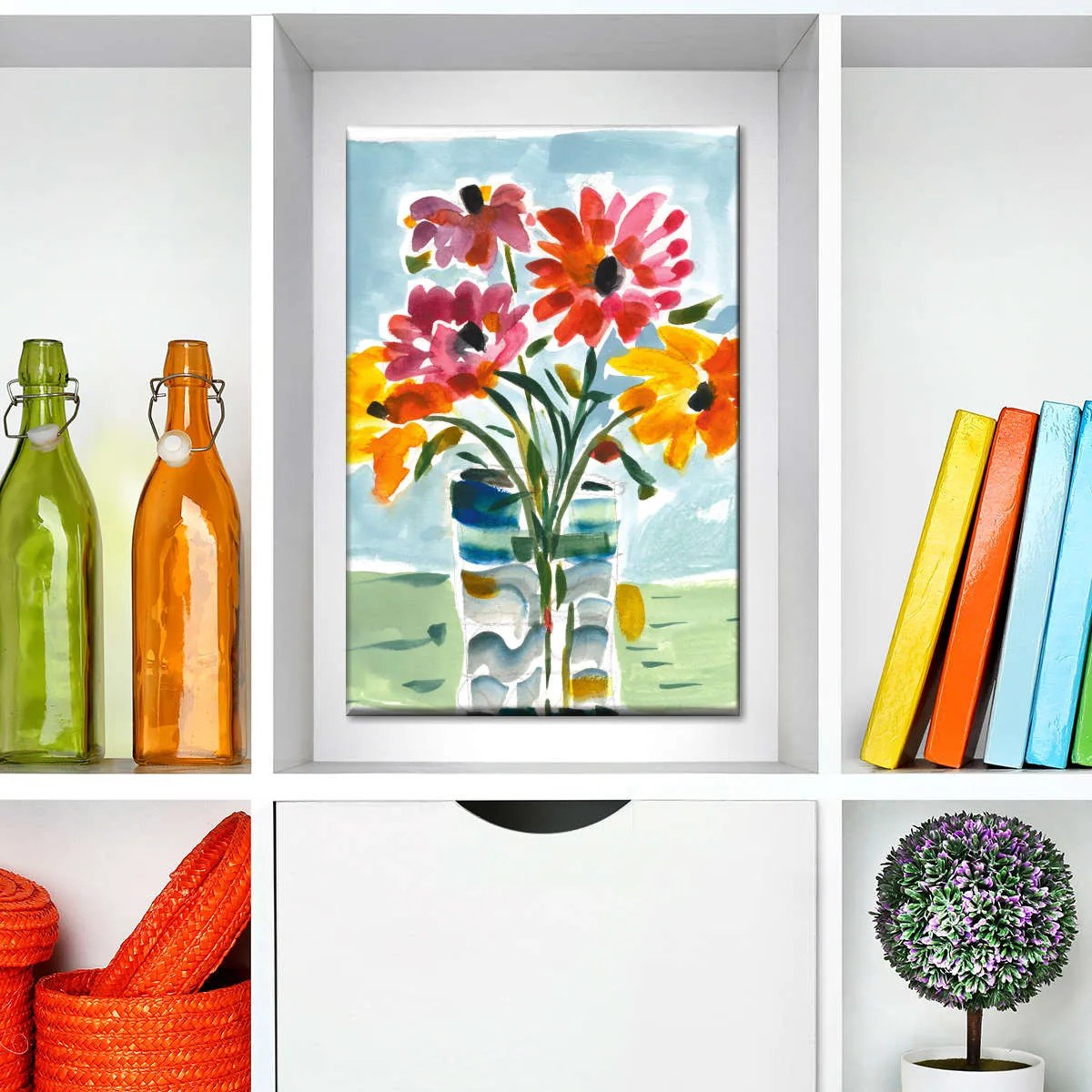 A Floral Gift Wall Art