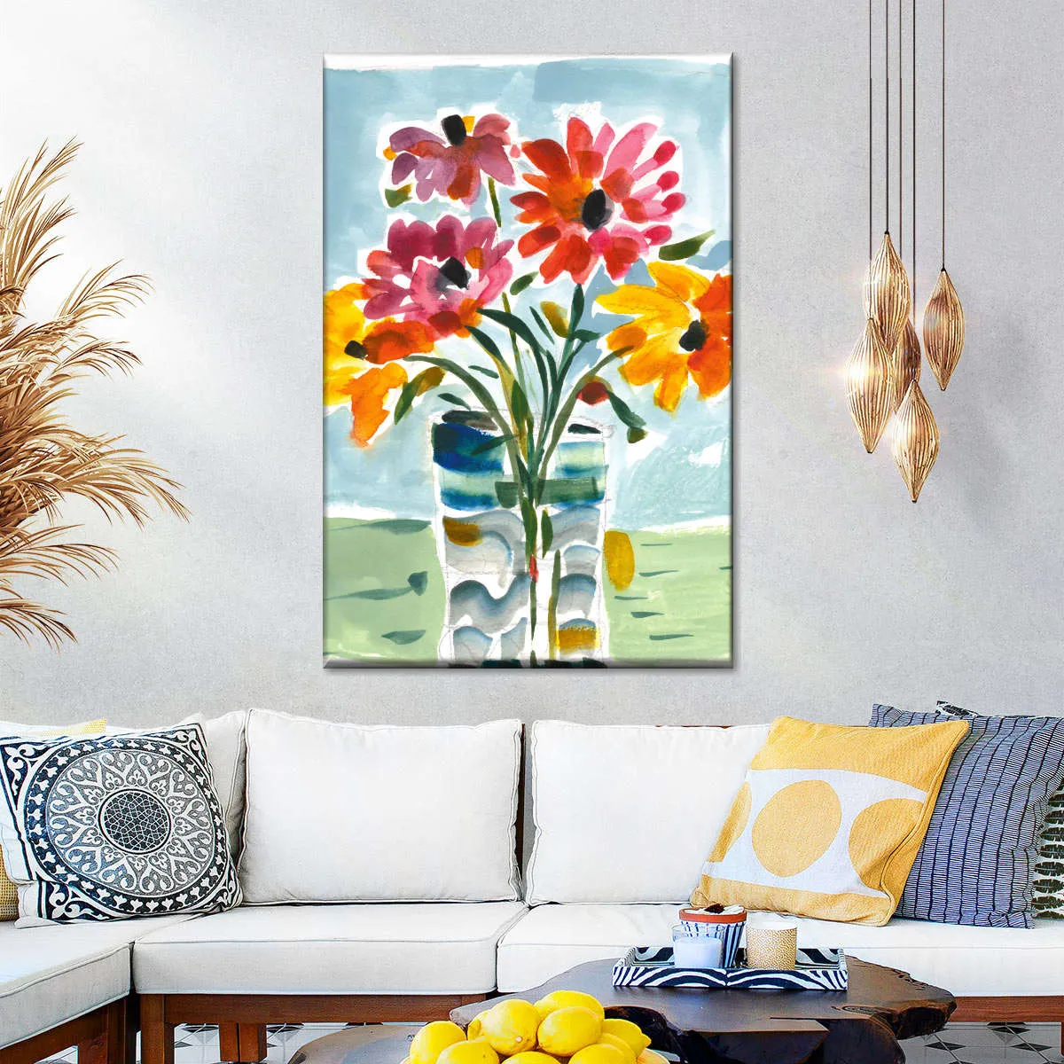 A Floral Gift Wall Art