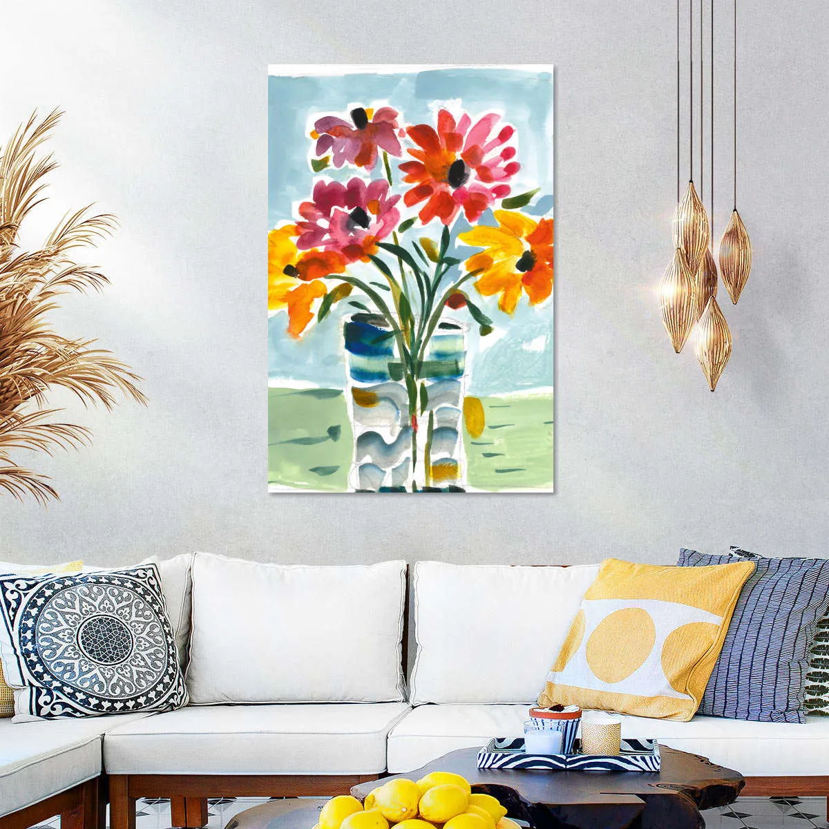 A Floral Gift Wall Art