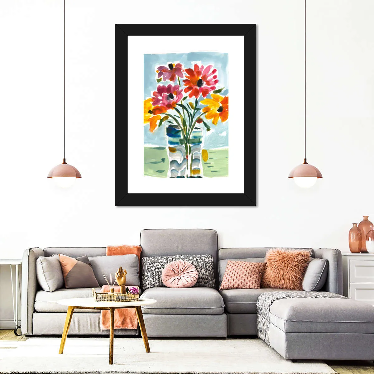 A Floral Gift Wall Art