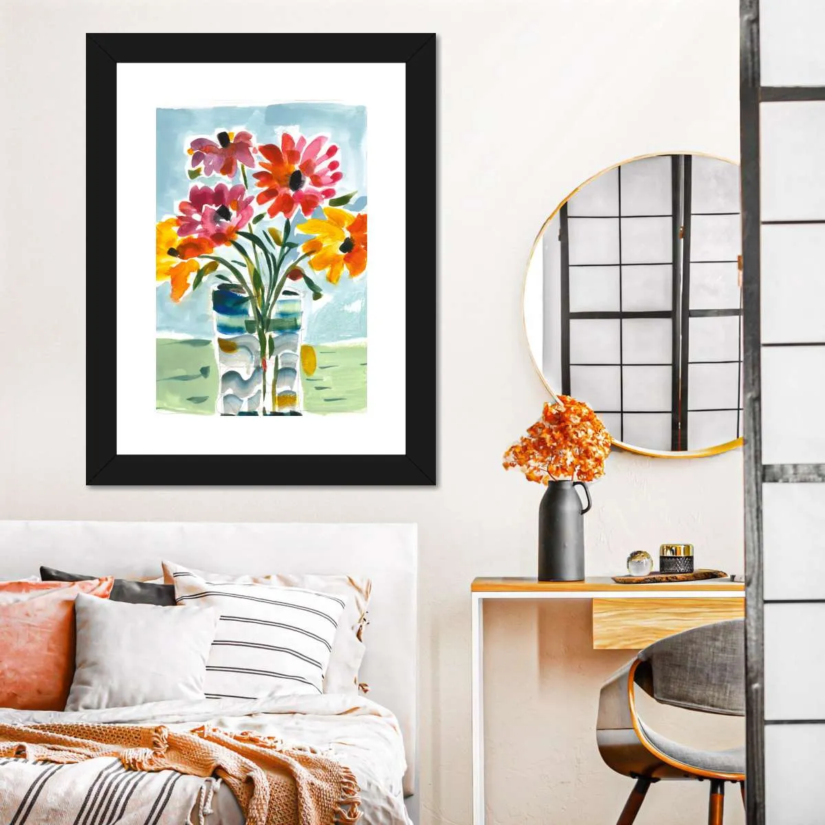 A Floral Gift Wall Art