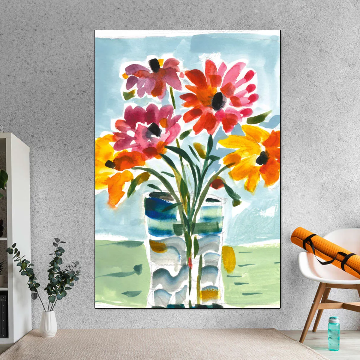 A Floral Gift Wall Art