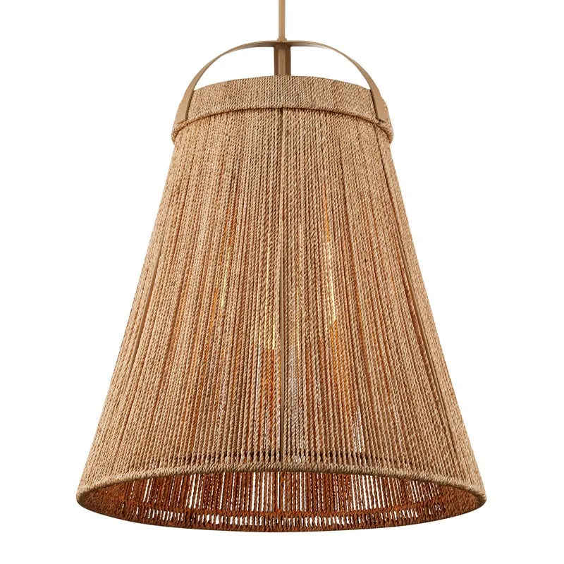 Abaca Rope Natural Pendant