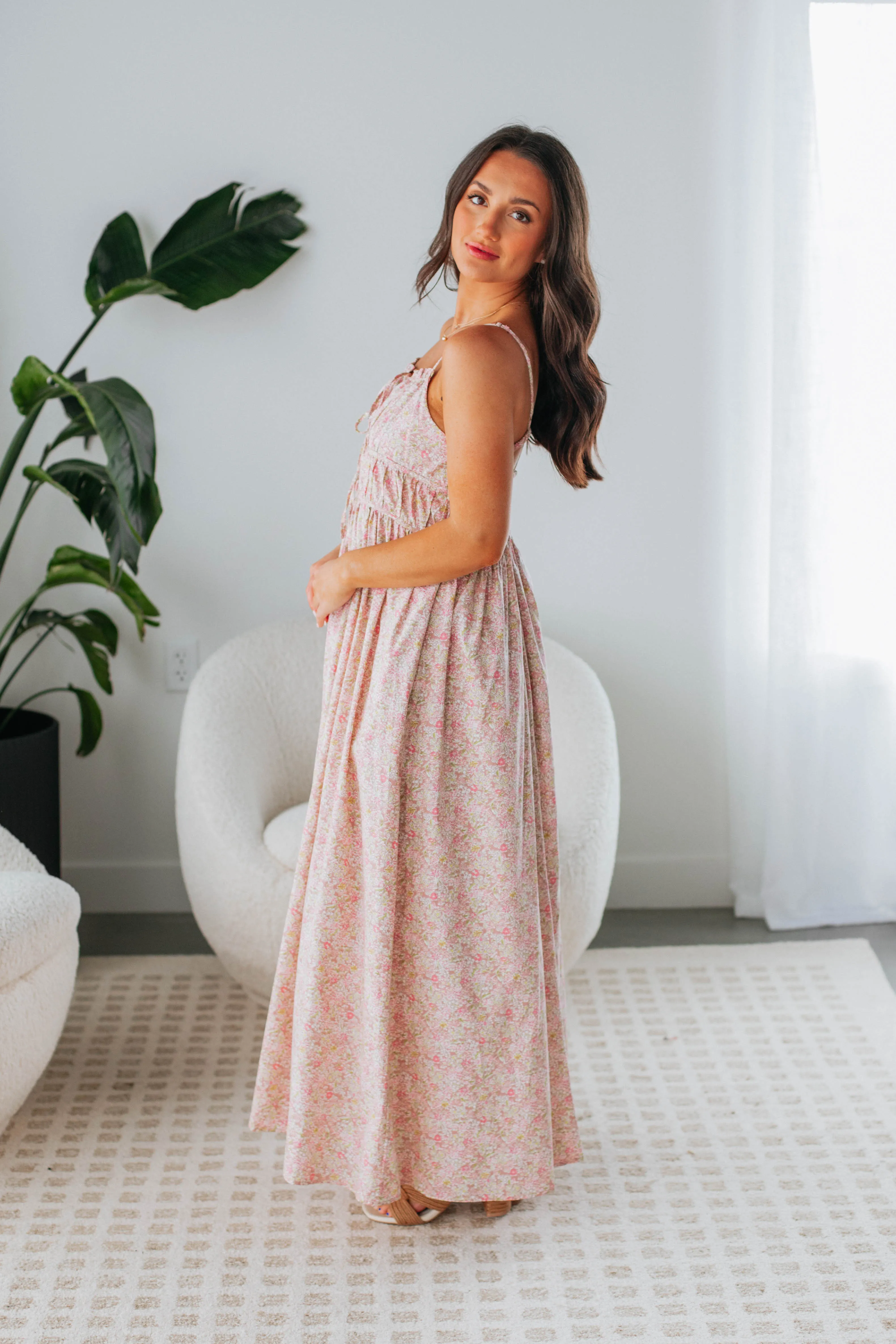 Alleah Maxi Dress - Peony