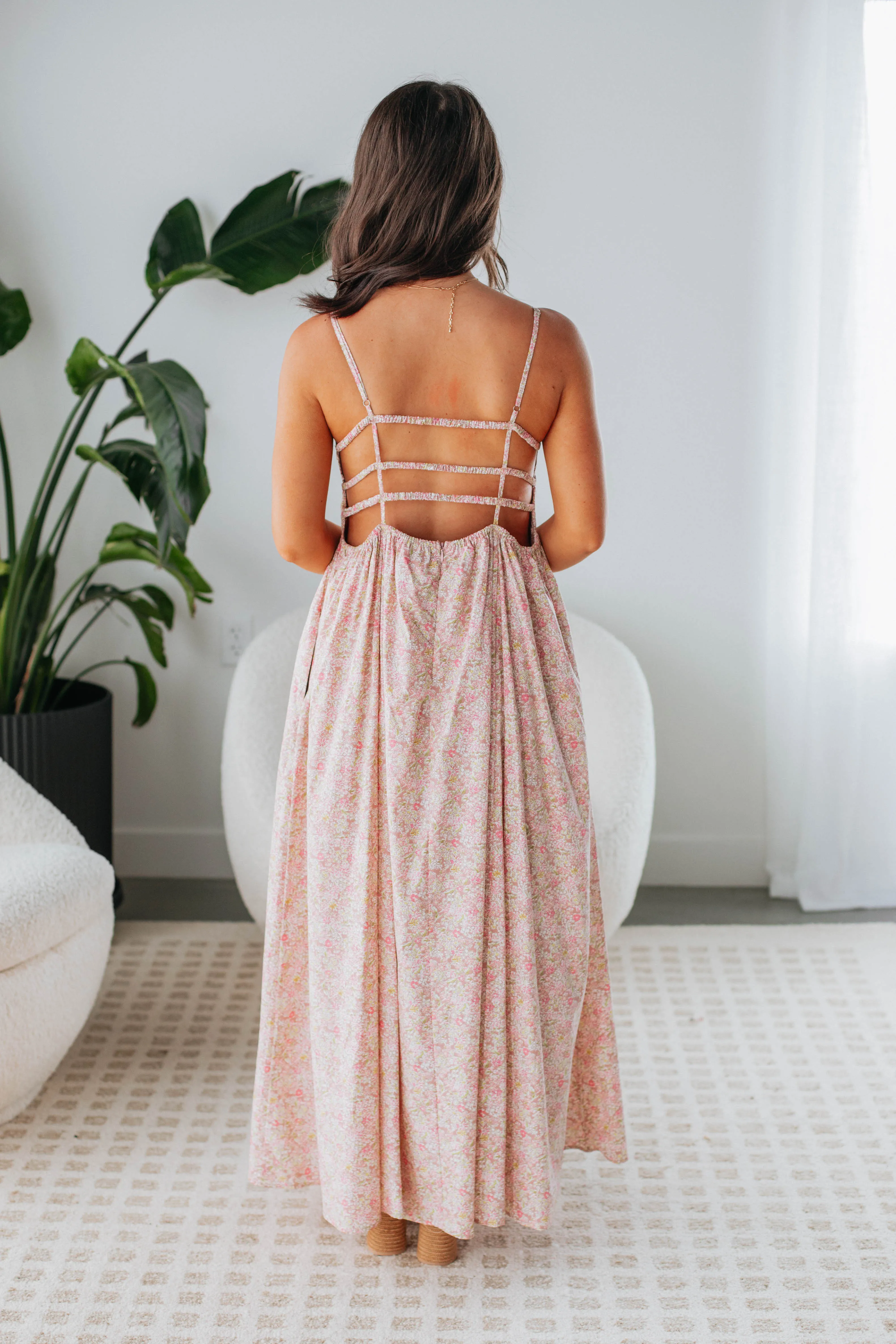 Alleah Maxi Dress - Peony