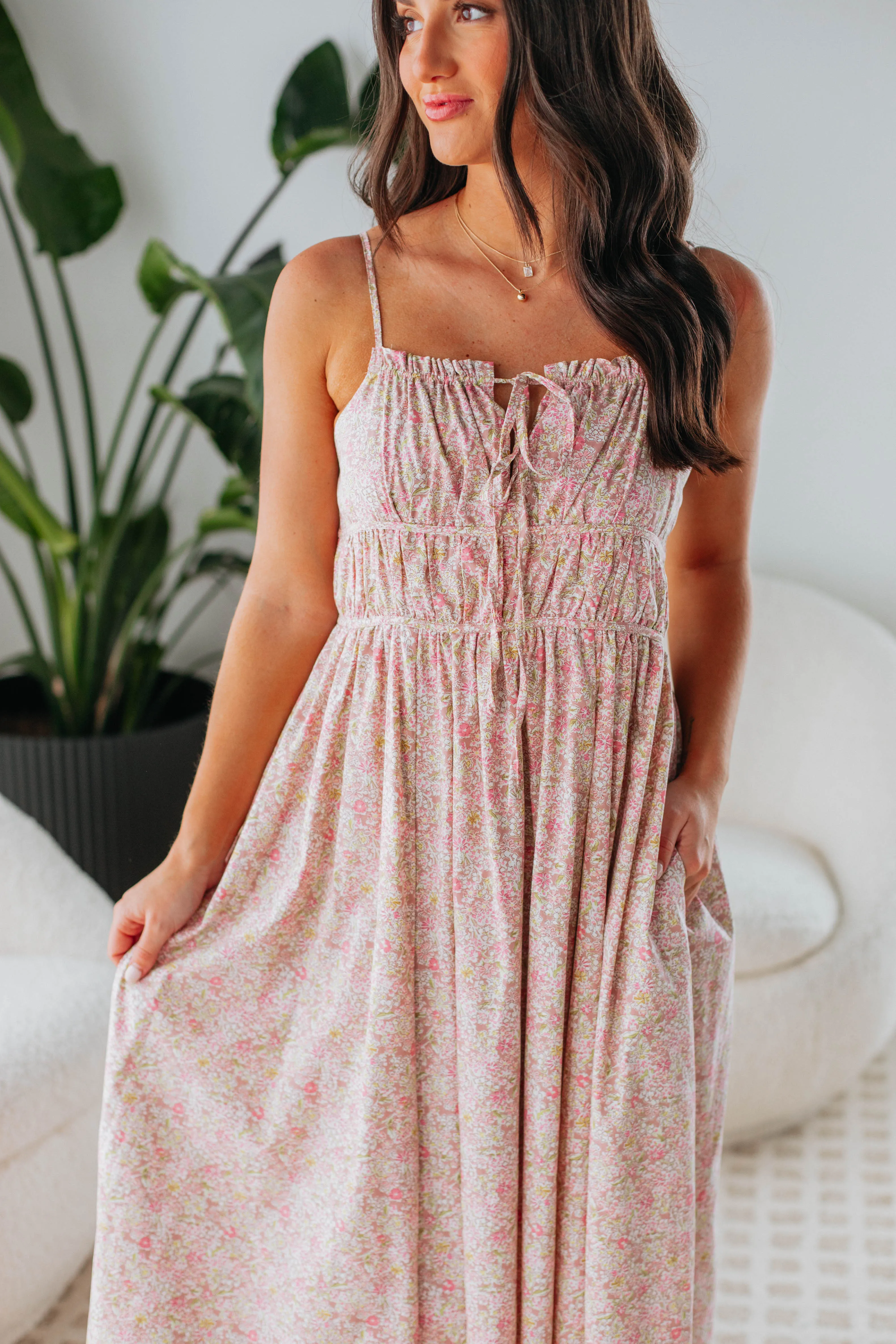 Alleah Maxi Dress - Peony