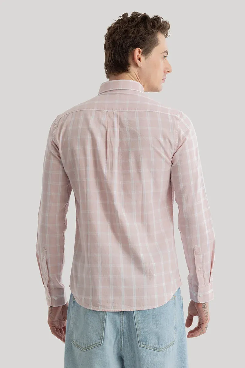 Antonio Light Pink Checks Shirt