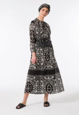 Arabic Print Dress