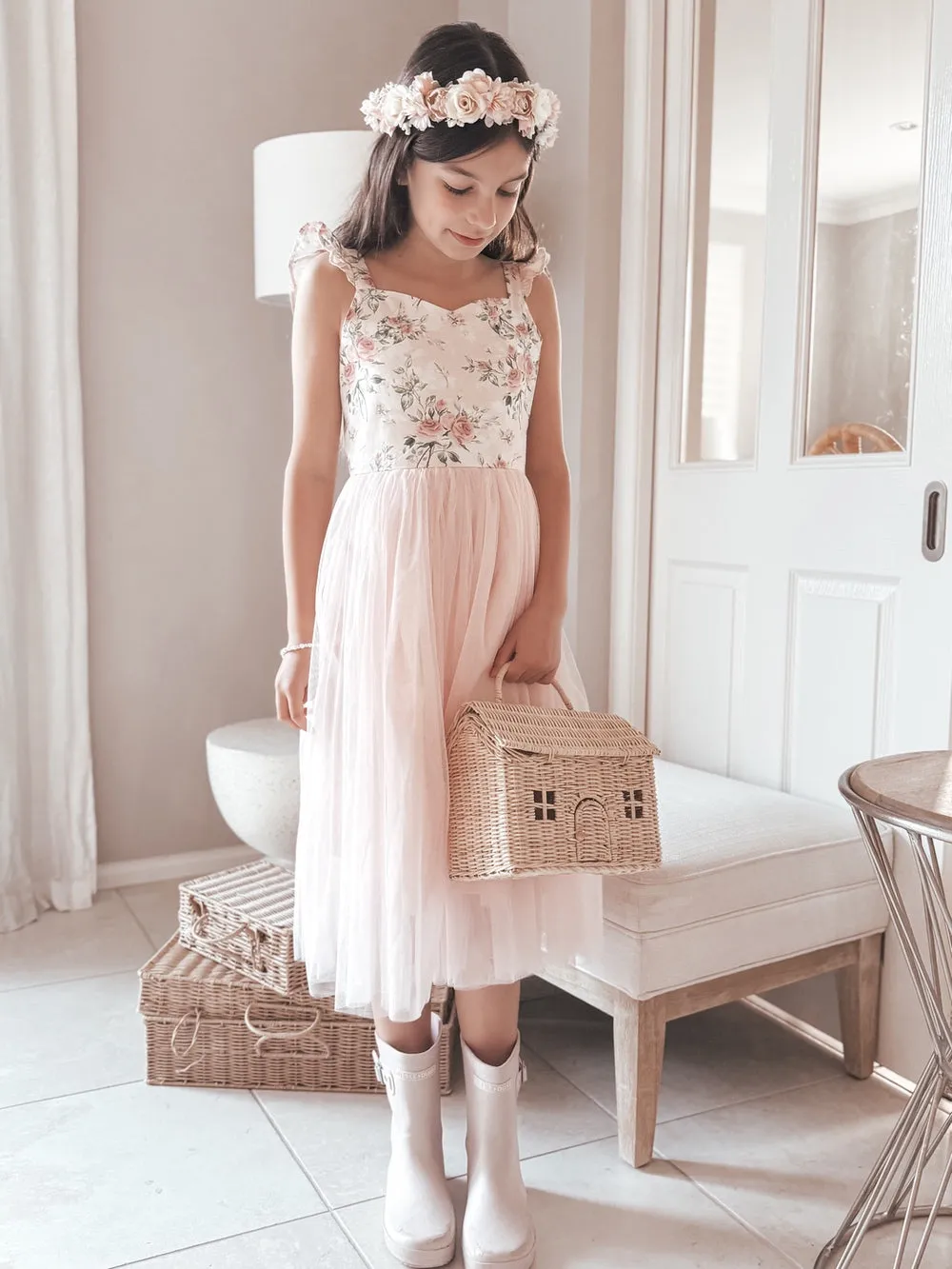 Audrey Rose Girls Tulle Dress