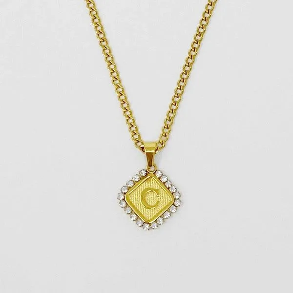 Aztec Delight Initial Necklace