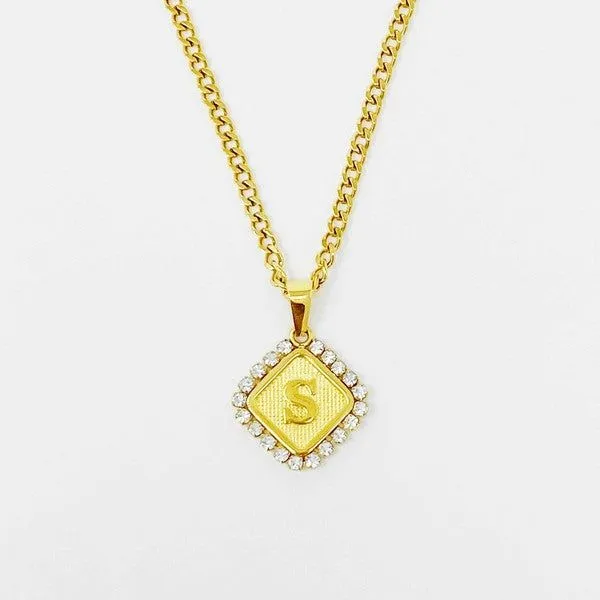 Aztec Delight Initial Necklace