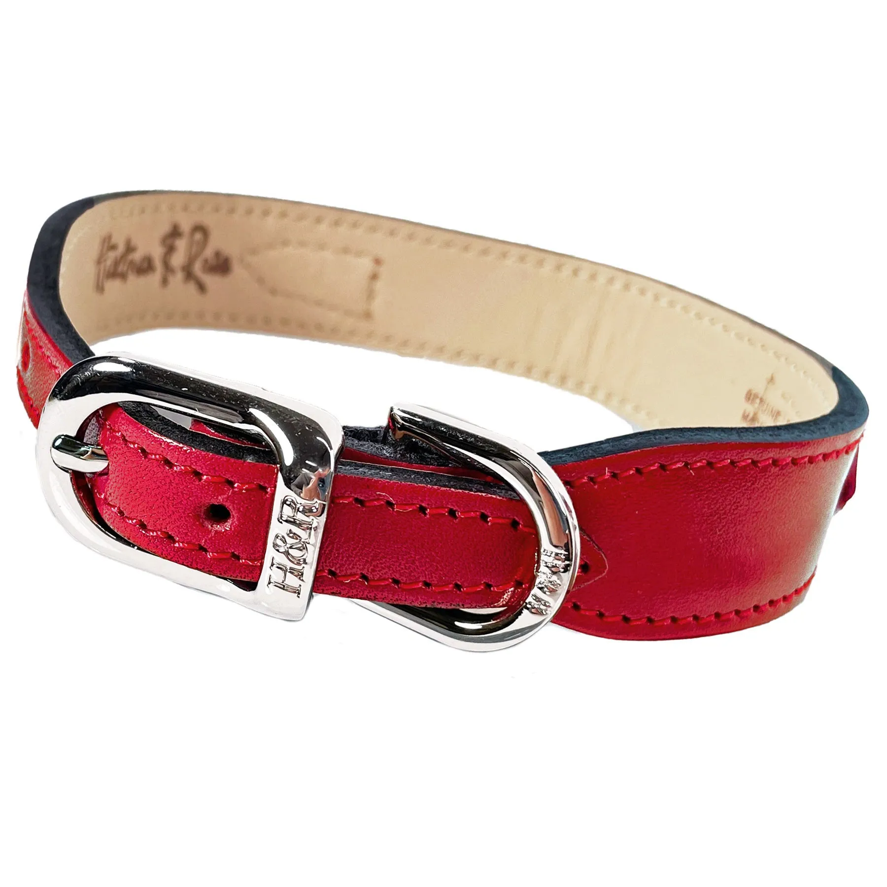 Barclay Dog Collar in Ferrari Red