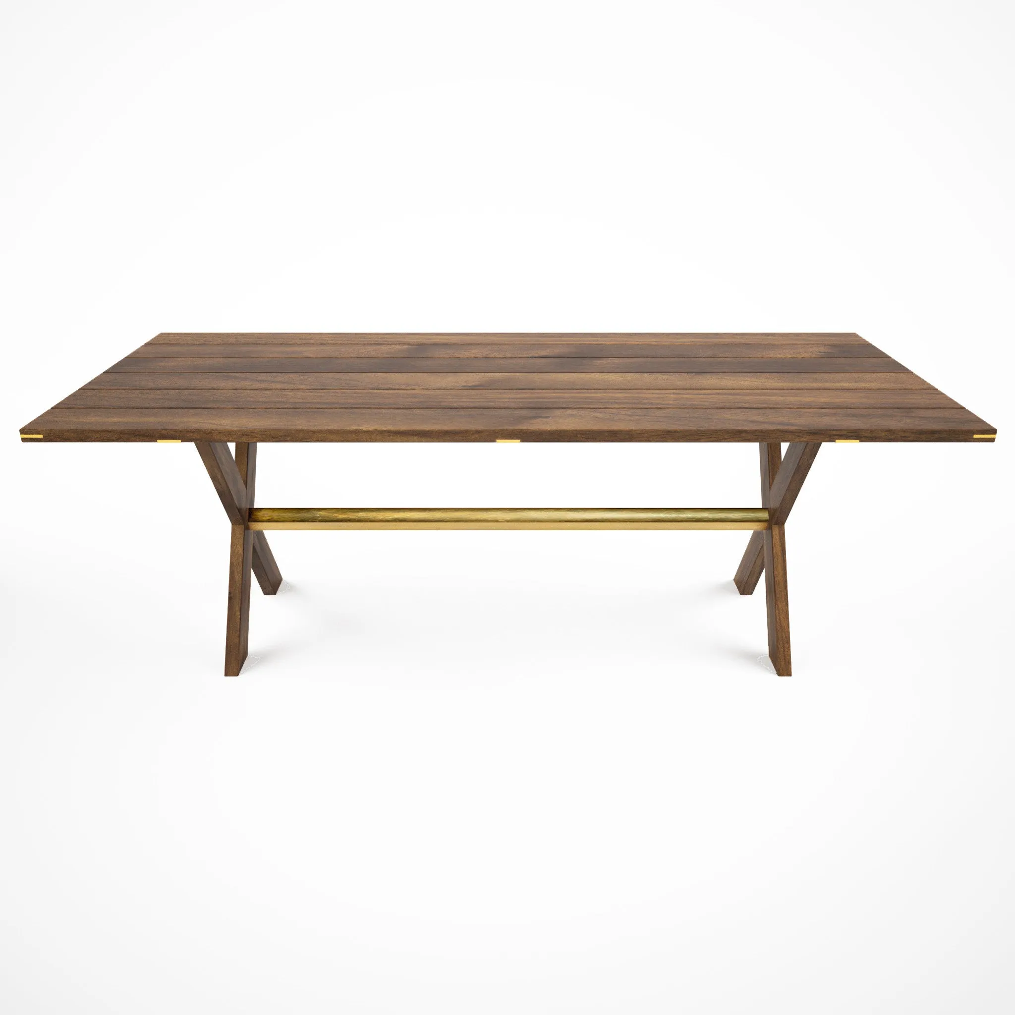 Barnsdall Picnic Table (With Brass)