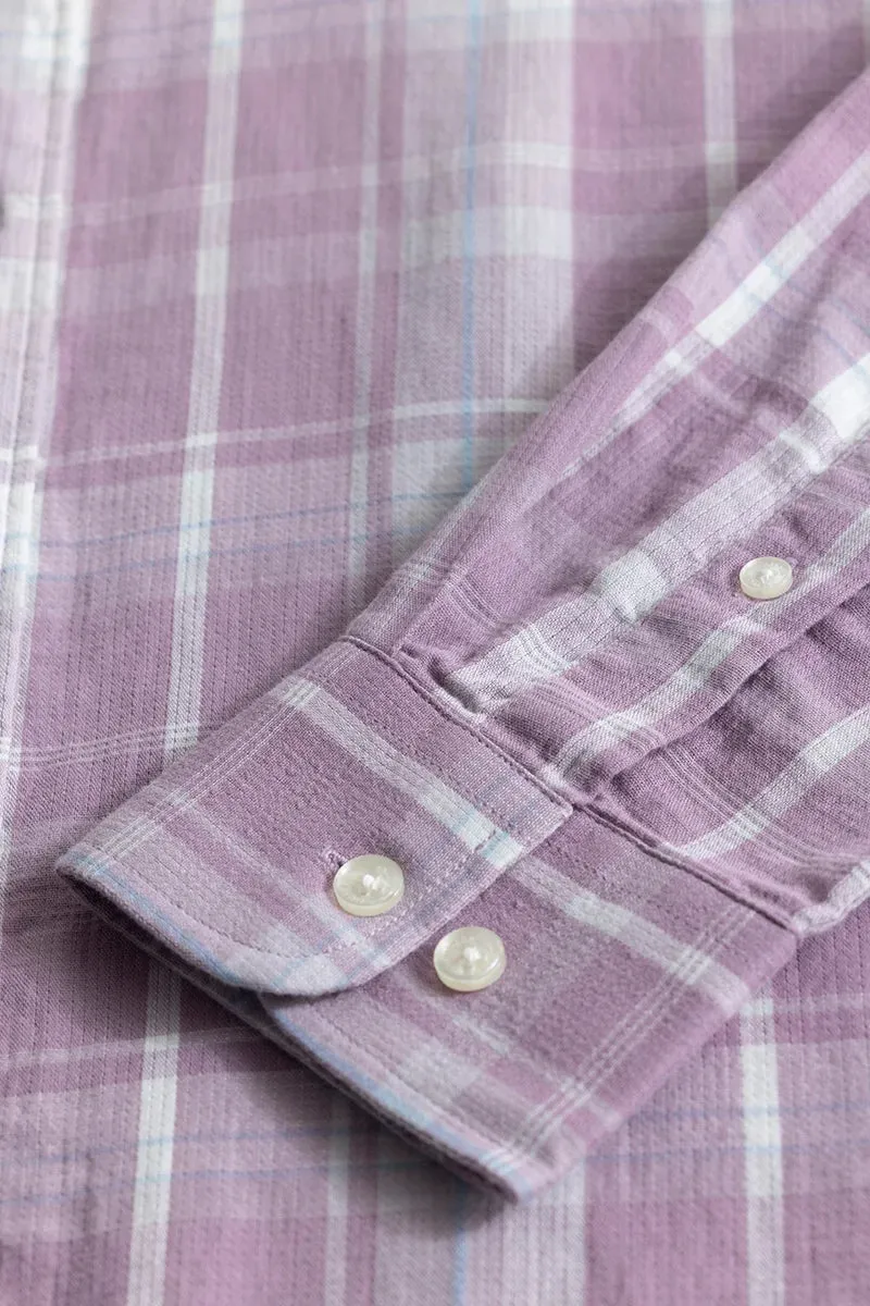 Beatice Purple Checks Shirt