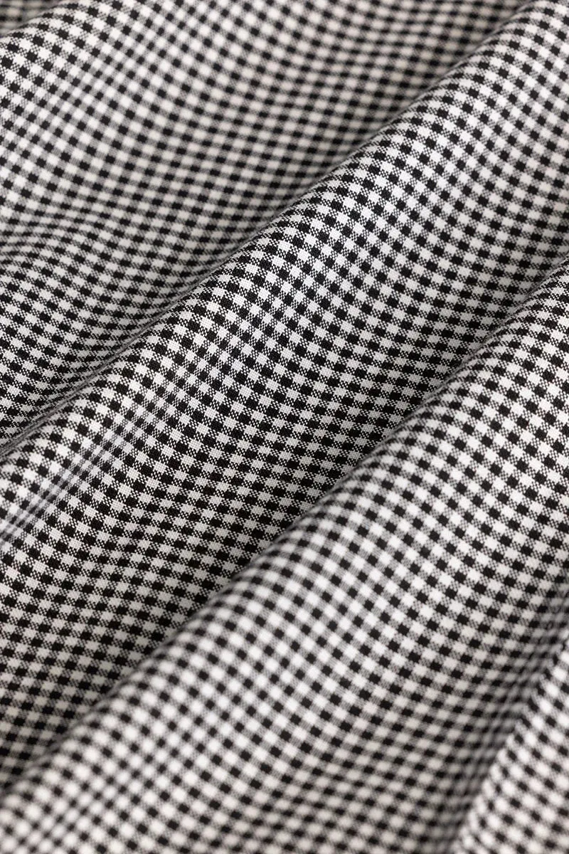 Black Oxford Checks shirt