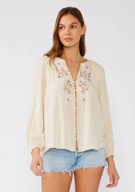 BOHEMIAN CHIC FLORAL BLOUSE