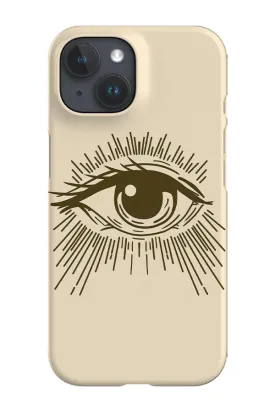 Bohemian Eye Placement Phone Case (Beige)