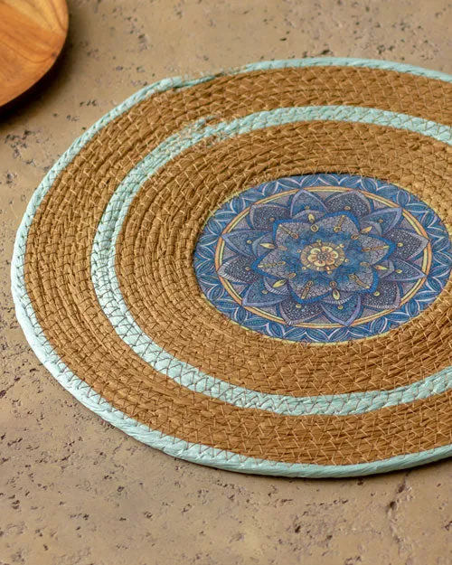 Bohemian Mandala Placemat - Driftwood