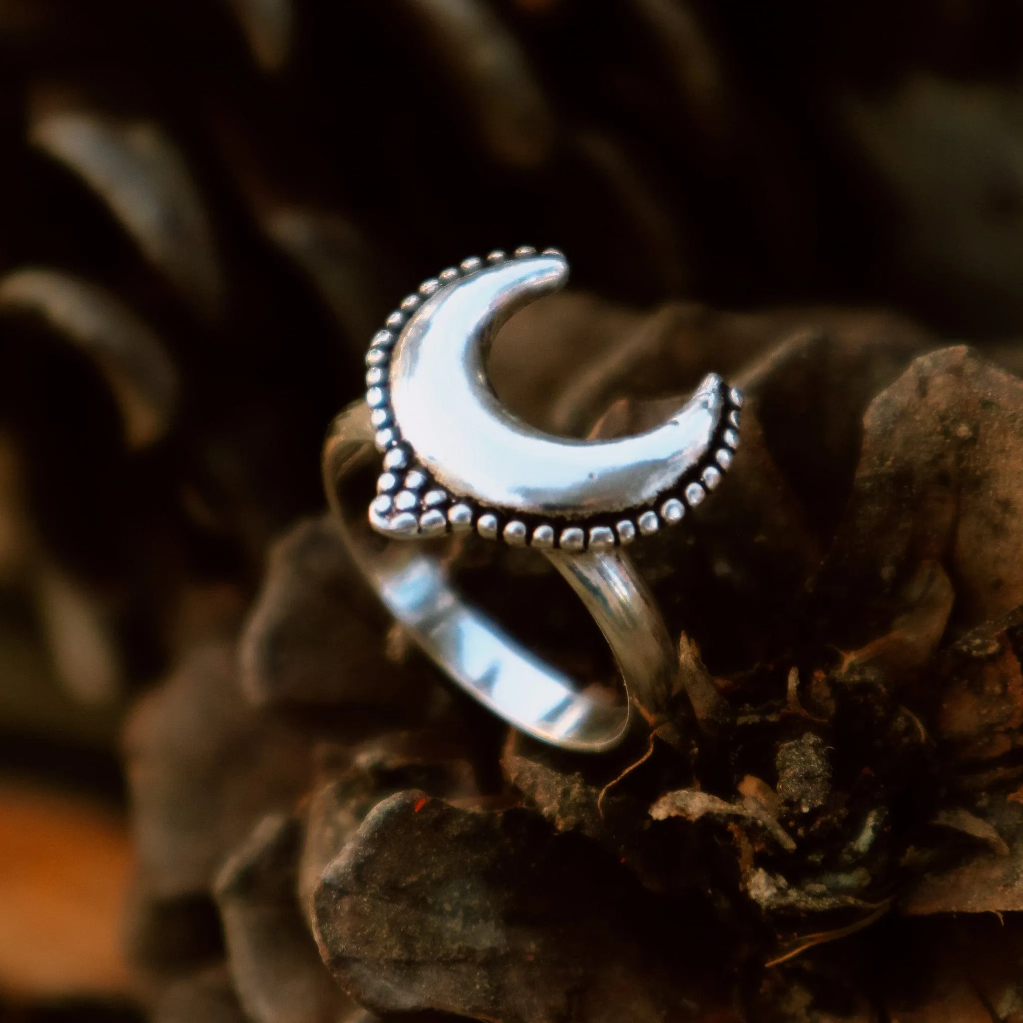 Bohemian Moon Ring