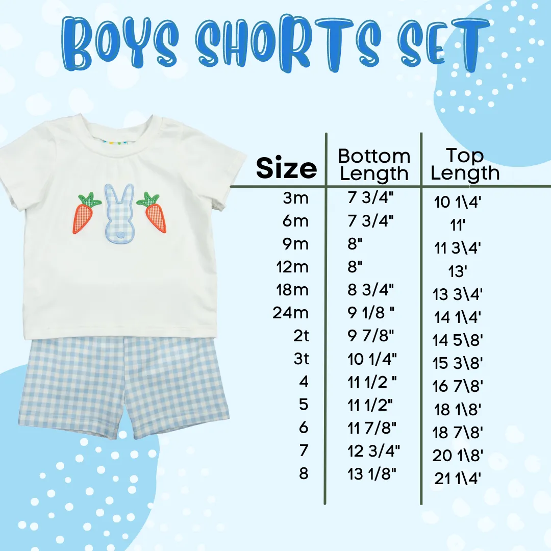 Boys Cotton Tail Shorts Set