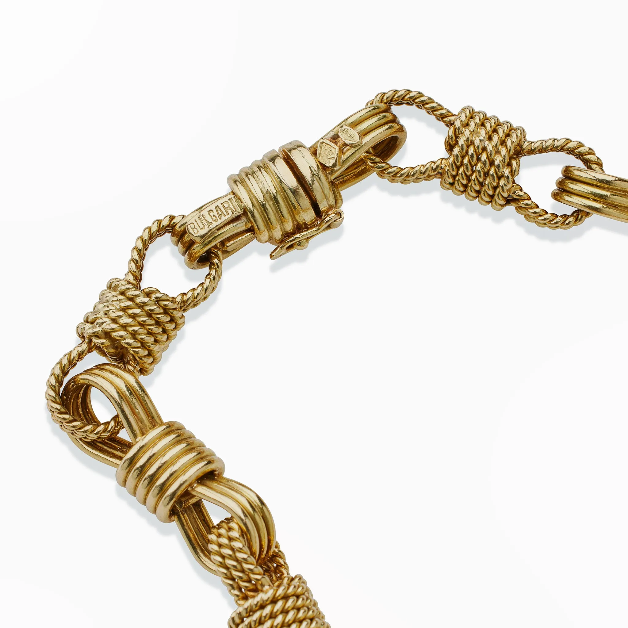 Bulgari Rome 18K Gold Long Chain Necklace