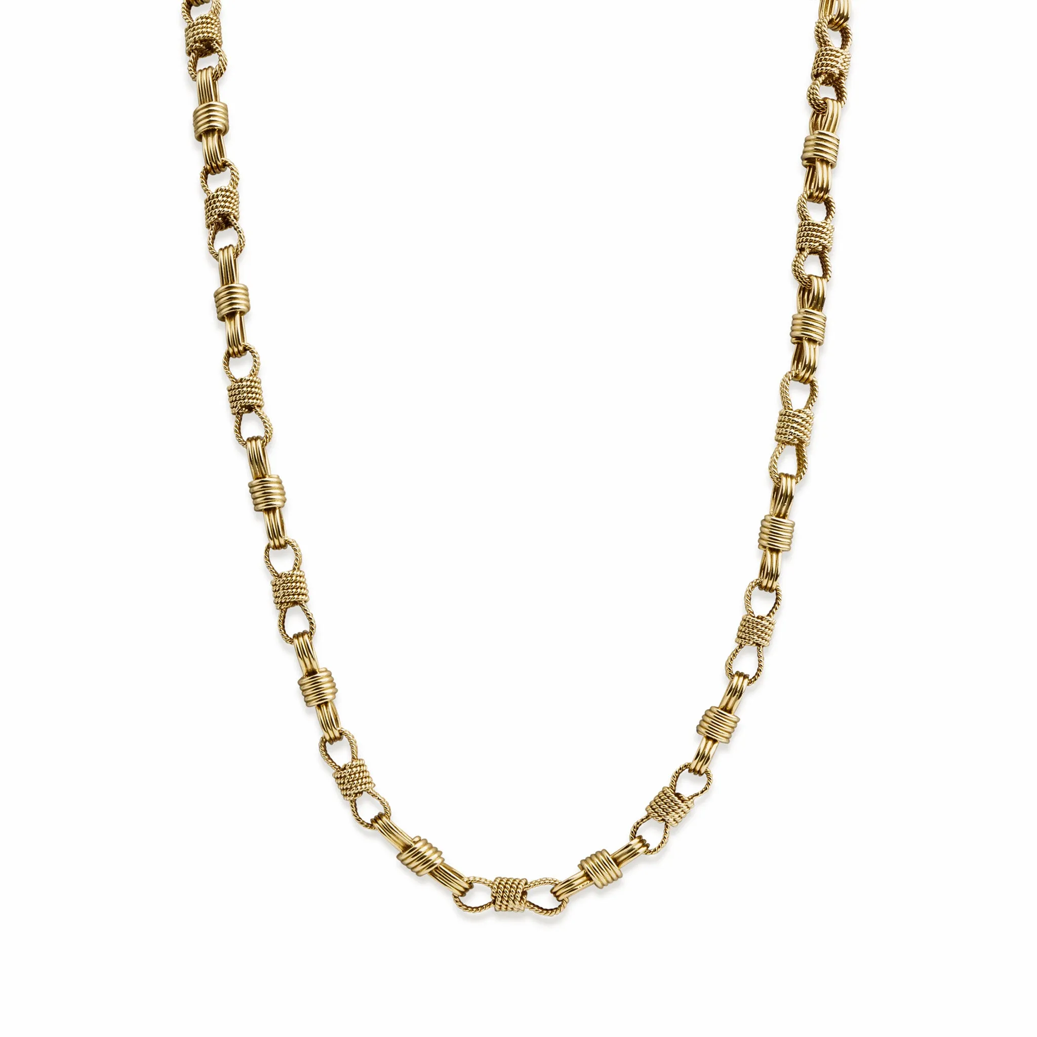 Bulgari Rome 18K Gold Long Chain Necklace