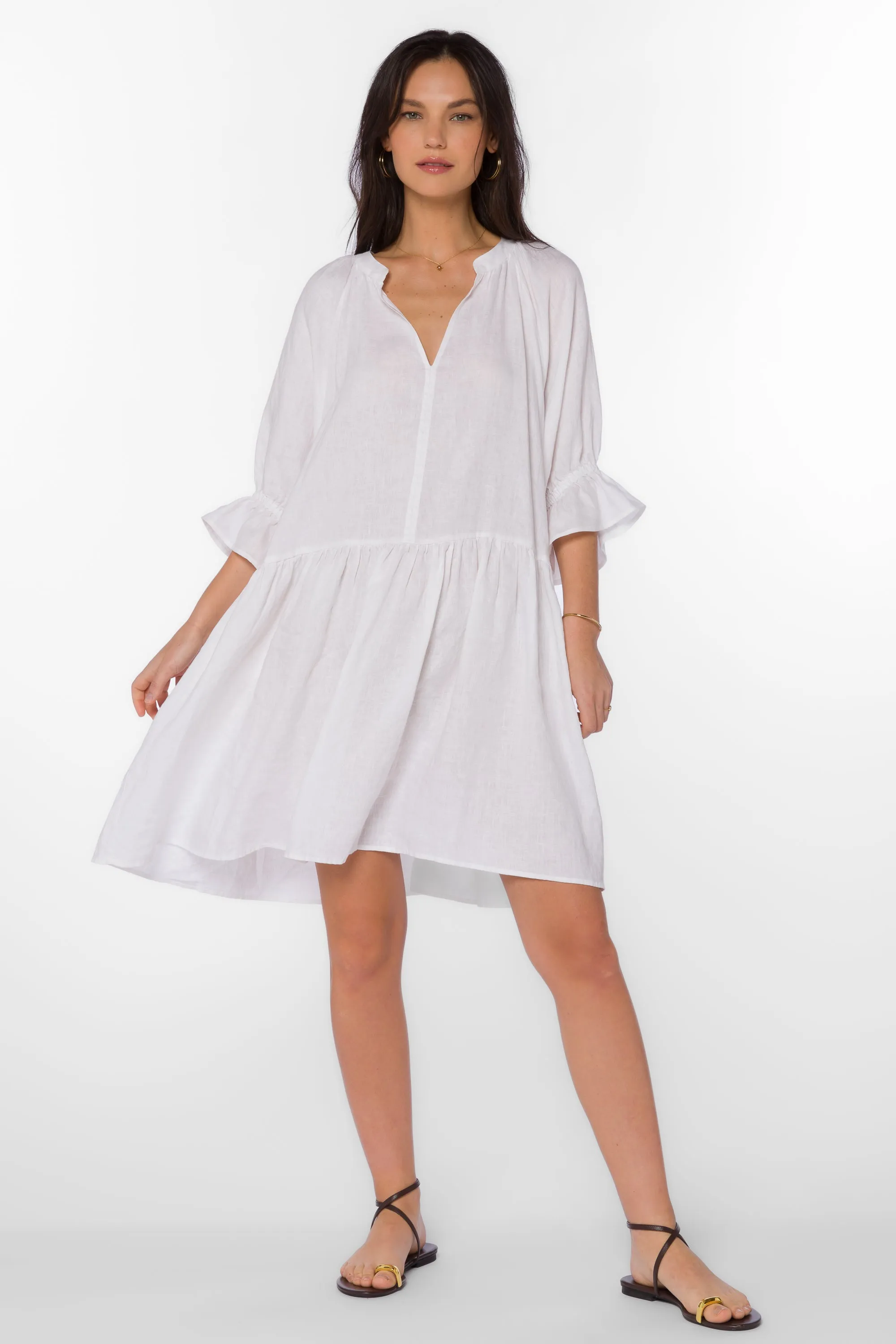 Carine Optic White Dress