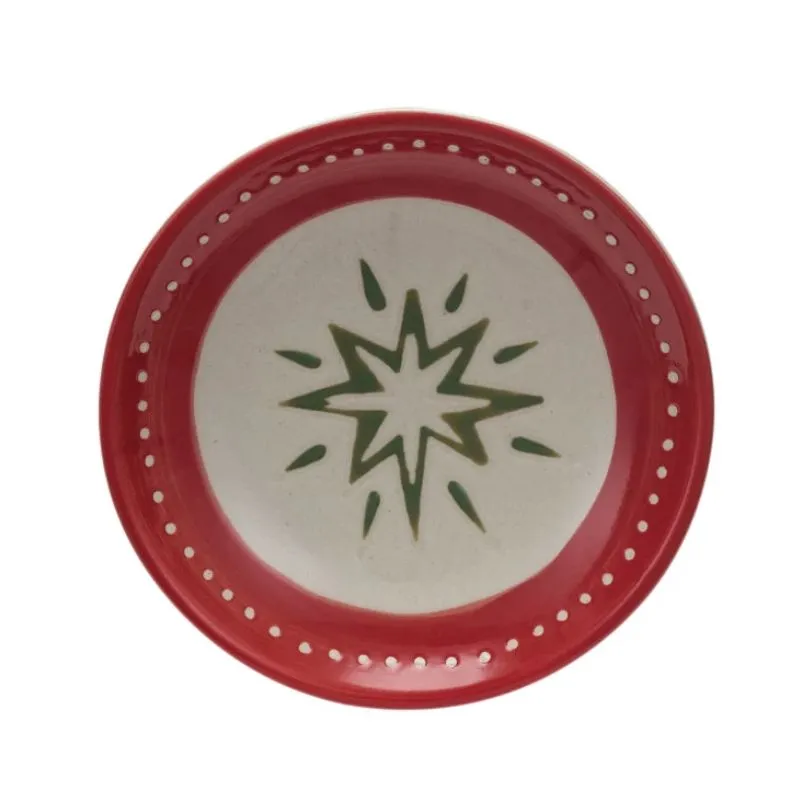 Cheerful Christmas Ornament 5" Plates