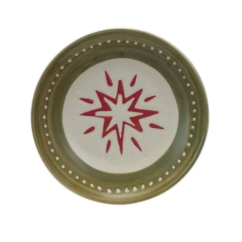 Cheerful Christmas Ornament 5" Plates