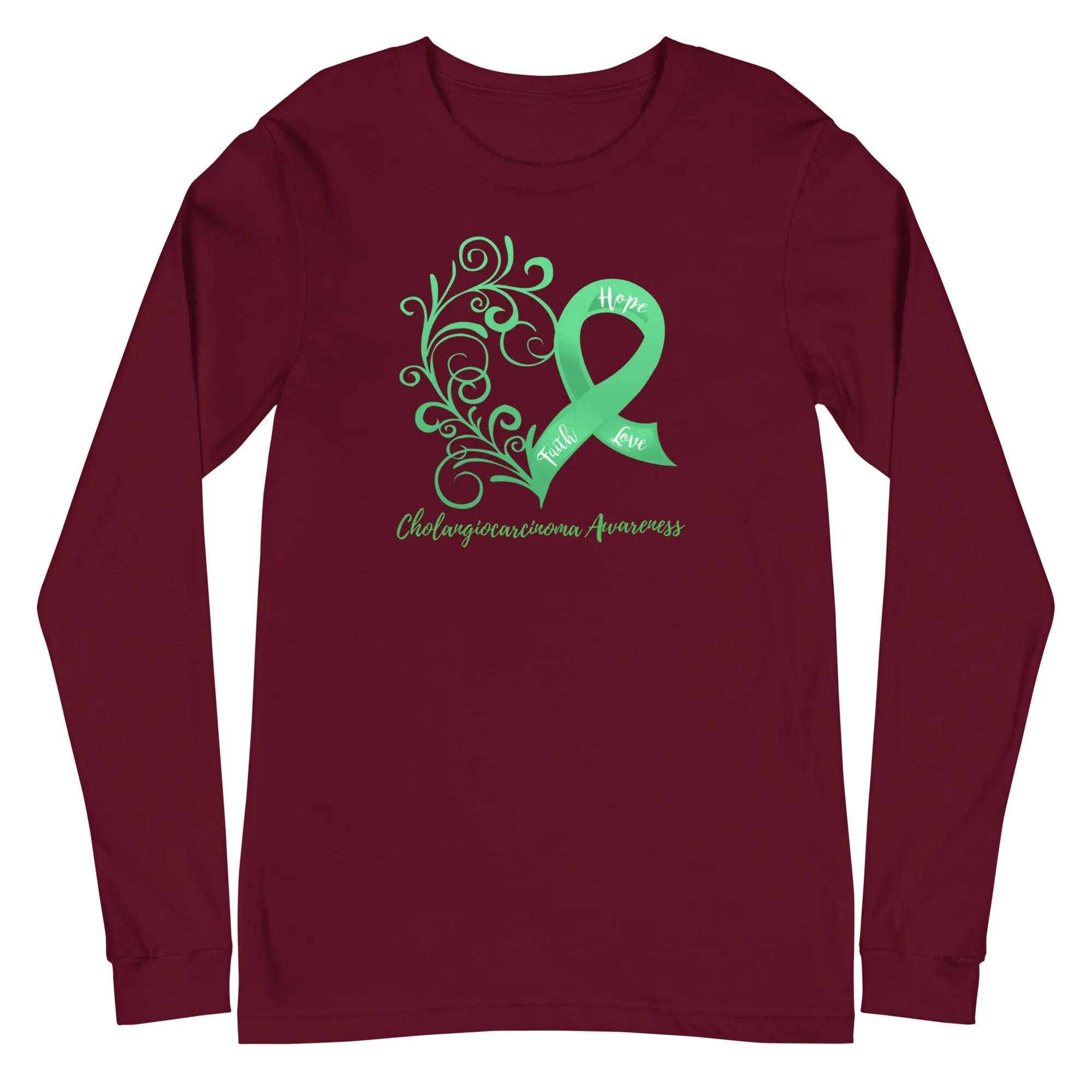 Cholangiocarcinoma Awareness Long Sleeve Tee - Several Colors Available