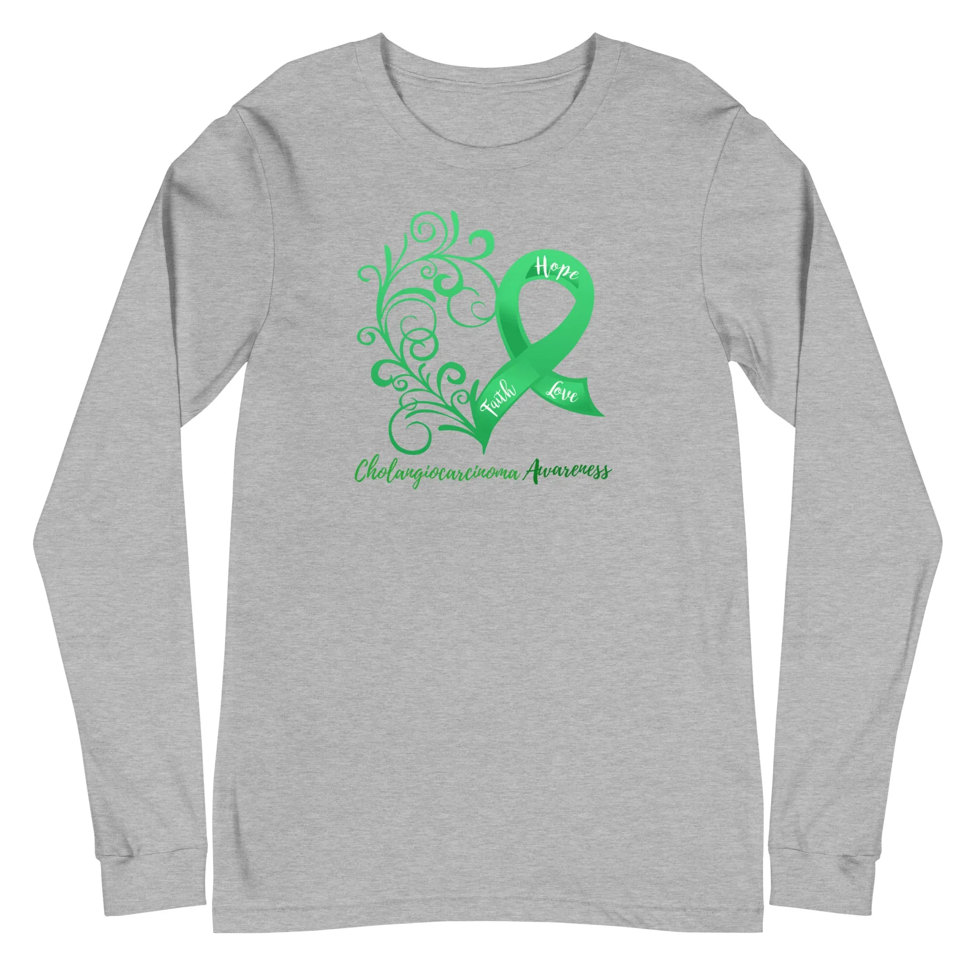 Cholangiocarcinoma Awareness Long Sleeve Tee - Several Colors Available