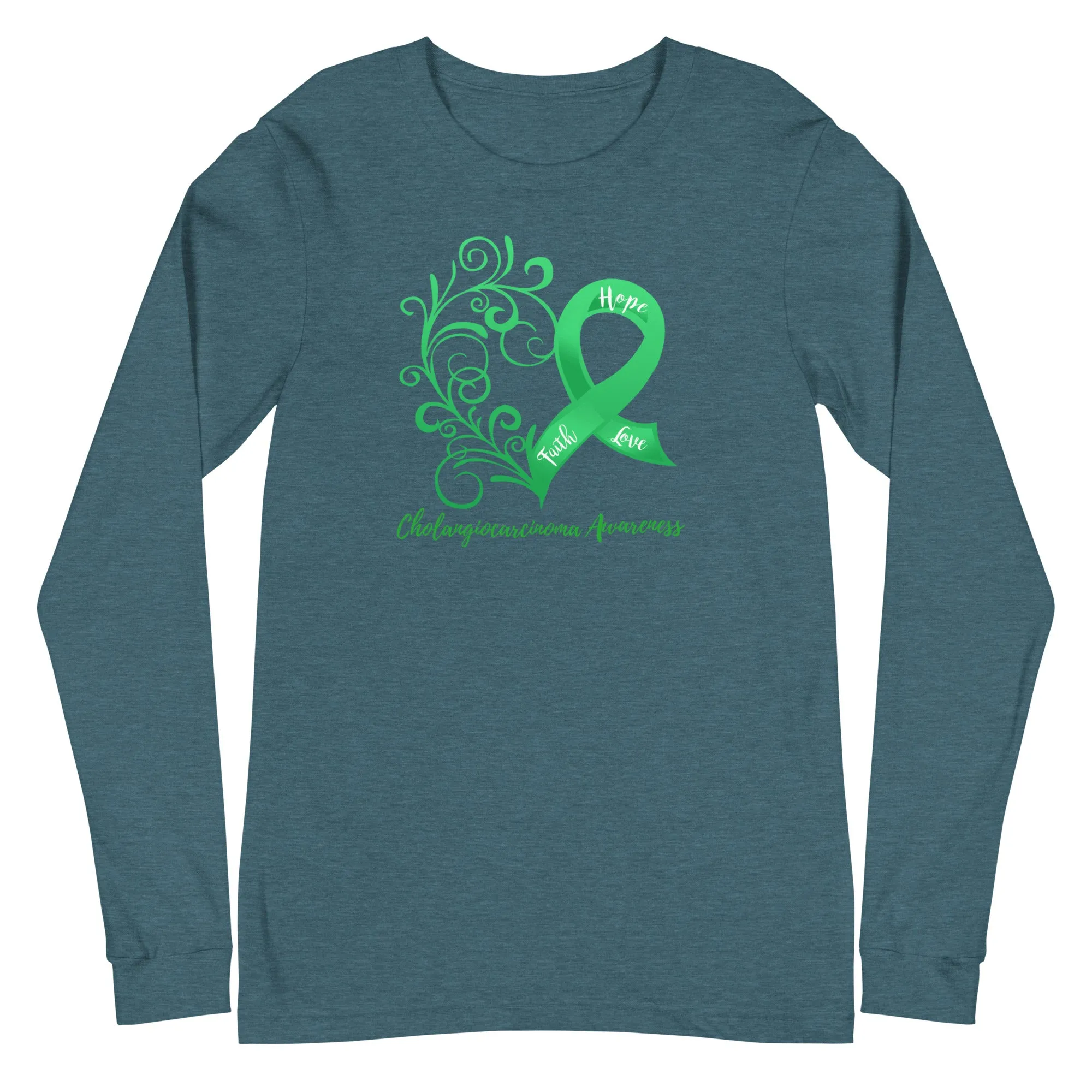 Cholangiocarcinoma Awareness Long Sleeve Tee - Several Colors Available