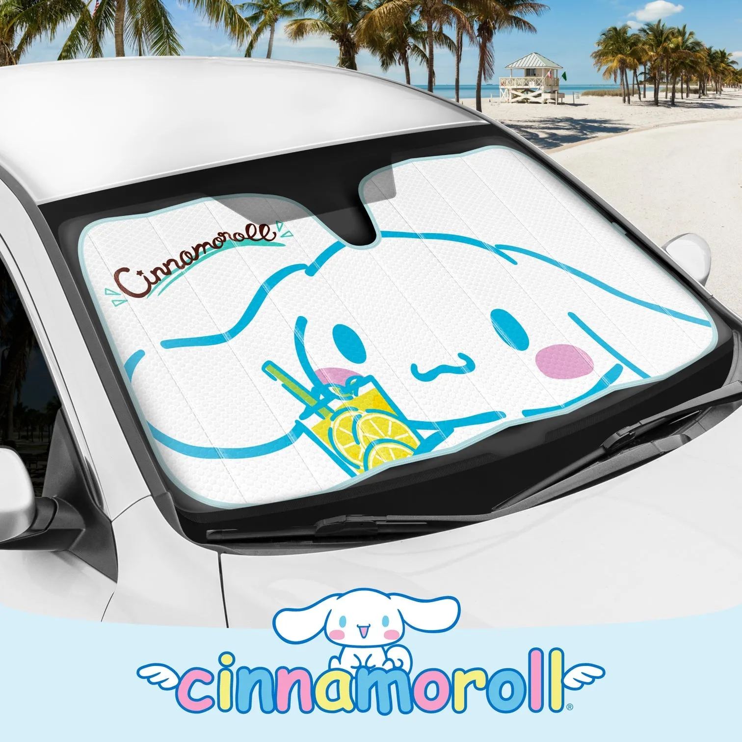 Cinnamoroll Car Sun Shade (Lemon Chill)