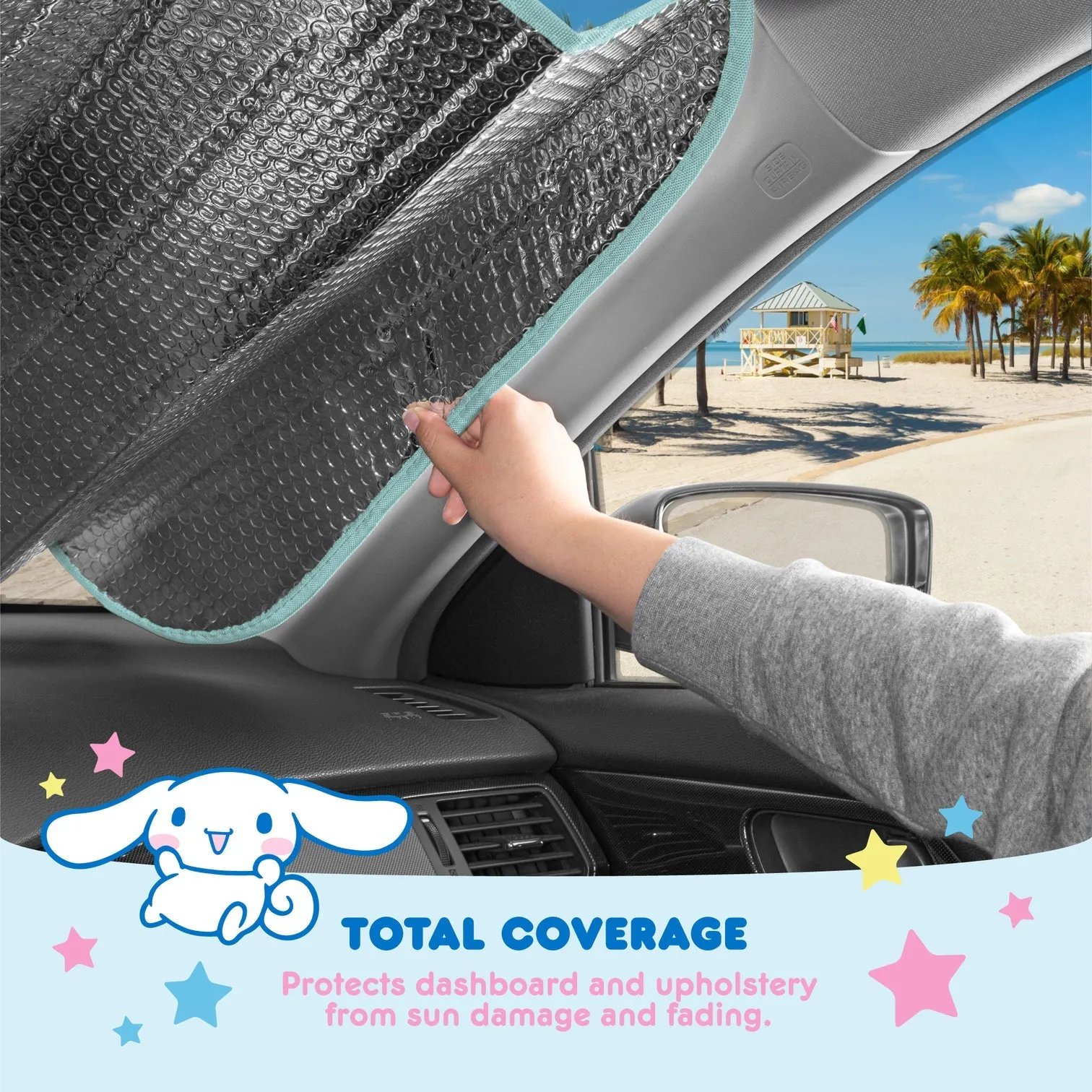 Cinnamoroll Car Sun Shade (Lemon Chill)