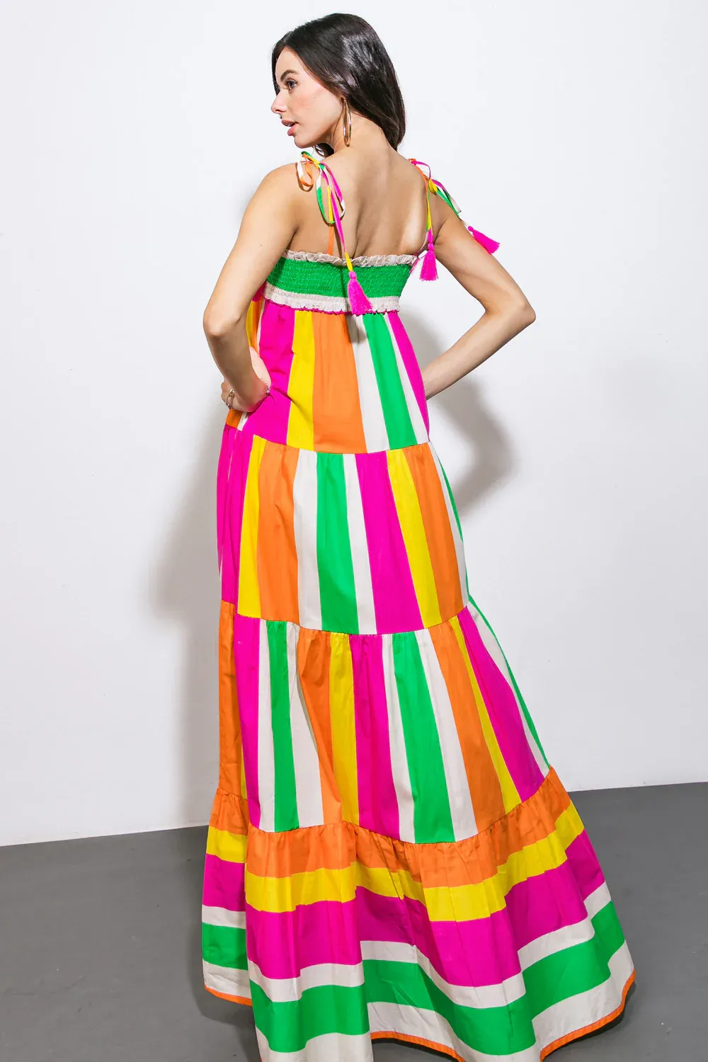 Colorful Brighten Up Maxi Dress