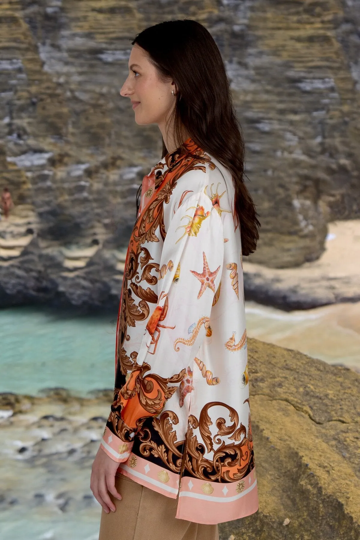 Cooper by Trelise Cooper Let the Sun Shine Blouse - Pink Black Shells