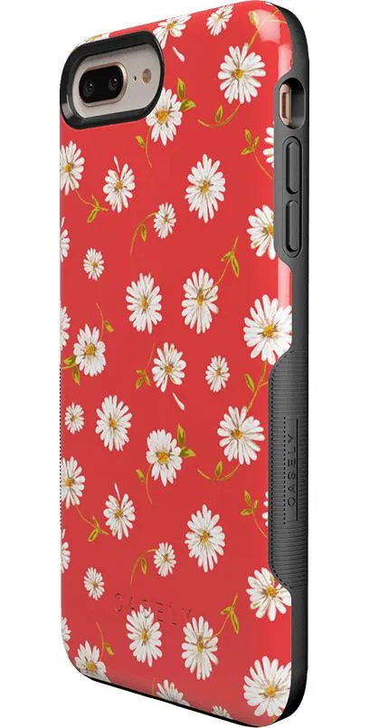 Daisy Daydream | Red Coral Floral Case