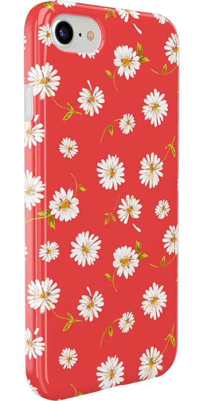 Daisy Daydream | Red Coral Floral Case