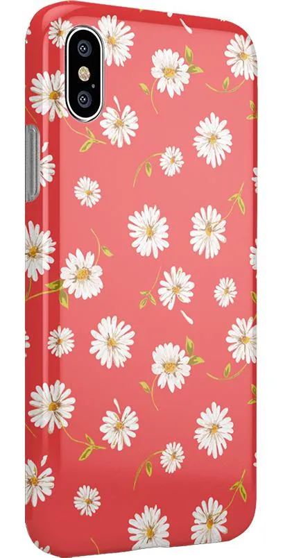 Daisy Daydream | Red Coral Floral Case