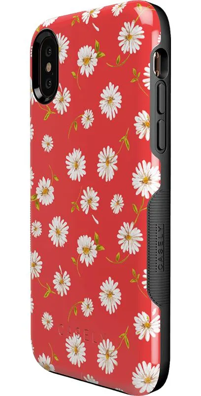 Daisy Daydream | Red Coral Floral Case