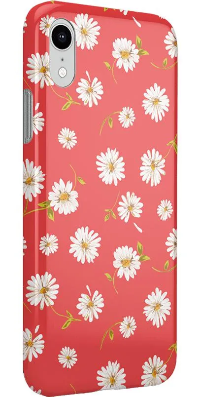 Daisy Daydream | Red Coral Floral Case